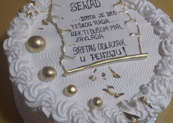 Kolektiv J.P. “Vilenica-Vodovod” ispratio Senada Kukića u penziju